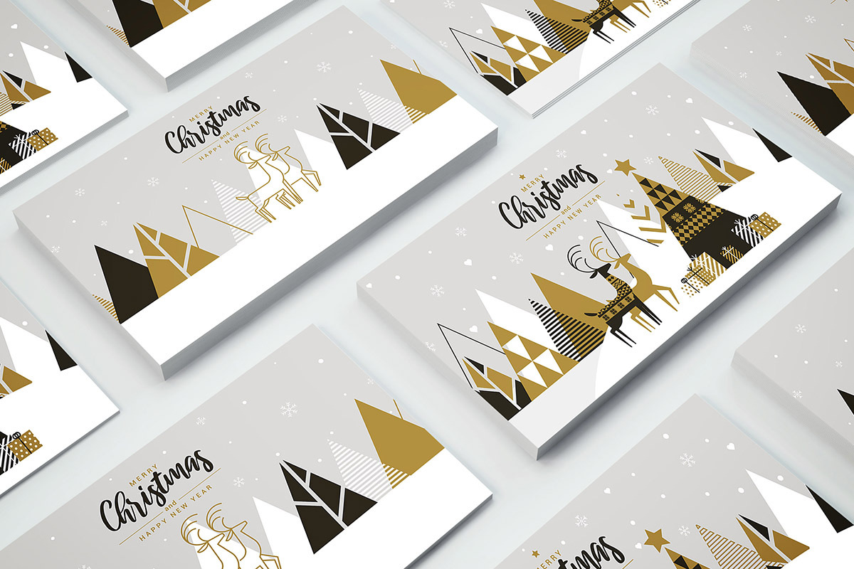 Creative Christmas greeting card, a Decorative Illustration by Creative Graphics (Photo 3 of 9)