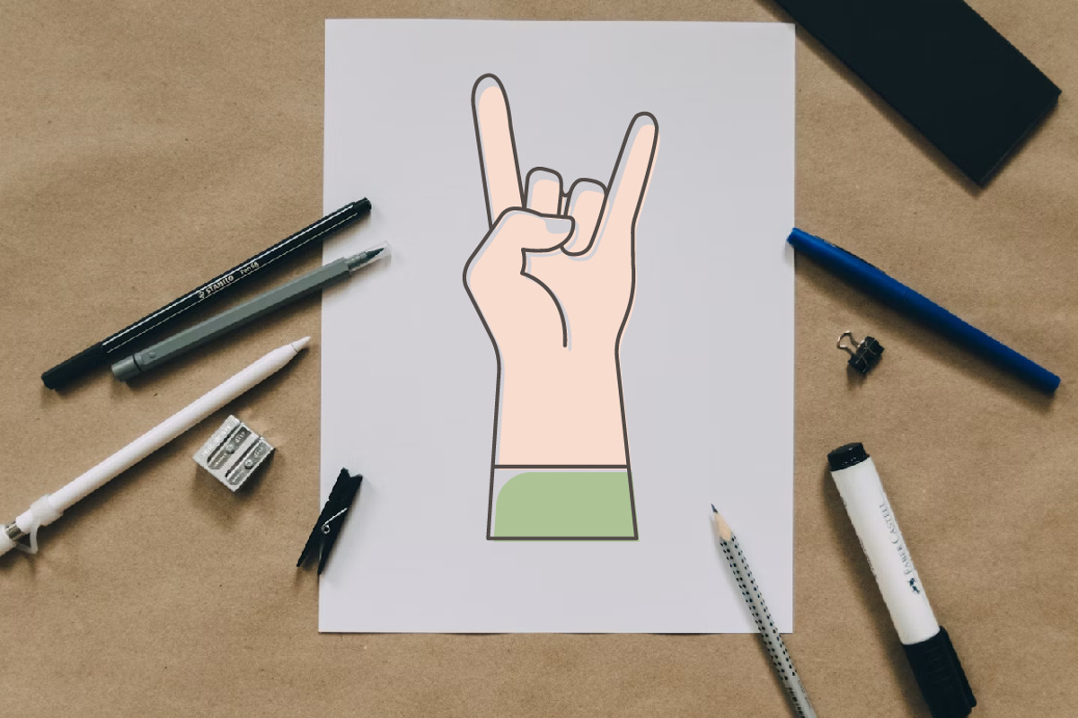 24 Hand Gesture Symbol Line Style, a Person Illustration by jongcreative