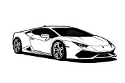 Racing Car Silhouette Bundle, an Illustration by Gfx_Store (Thumbnail 9 of 9)