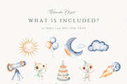 First Trip Around The Sun Space, an Education Illustration by Invite to Clipart (Thumbnail 4 of 8)