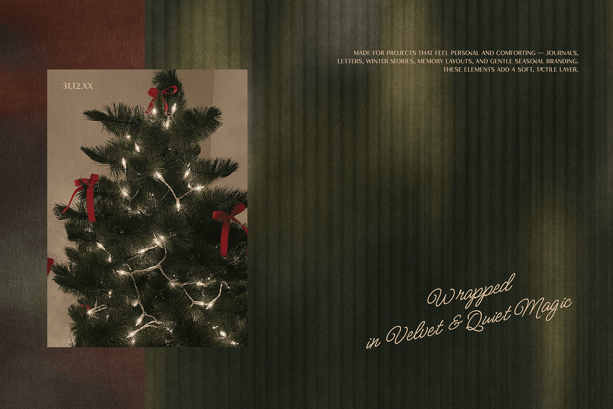 Christmas Velvet & Felt —backgrounds, a Background Graphic by DigARTbyHavroshka (Photo 5 of 9)