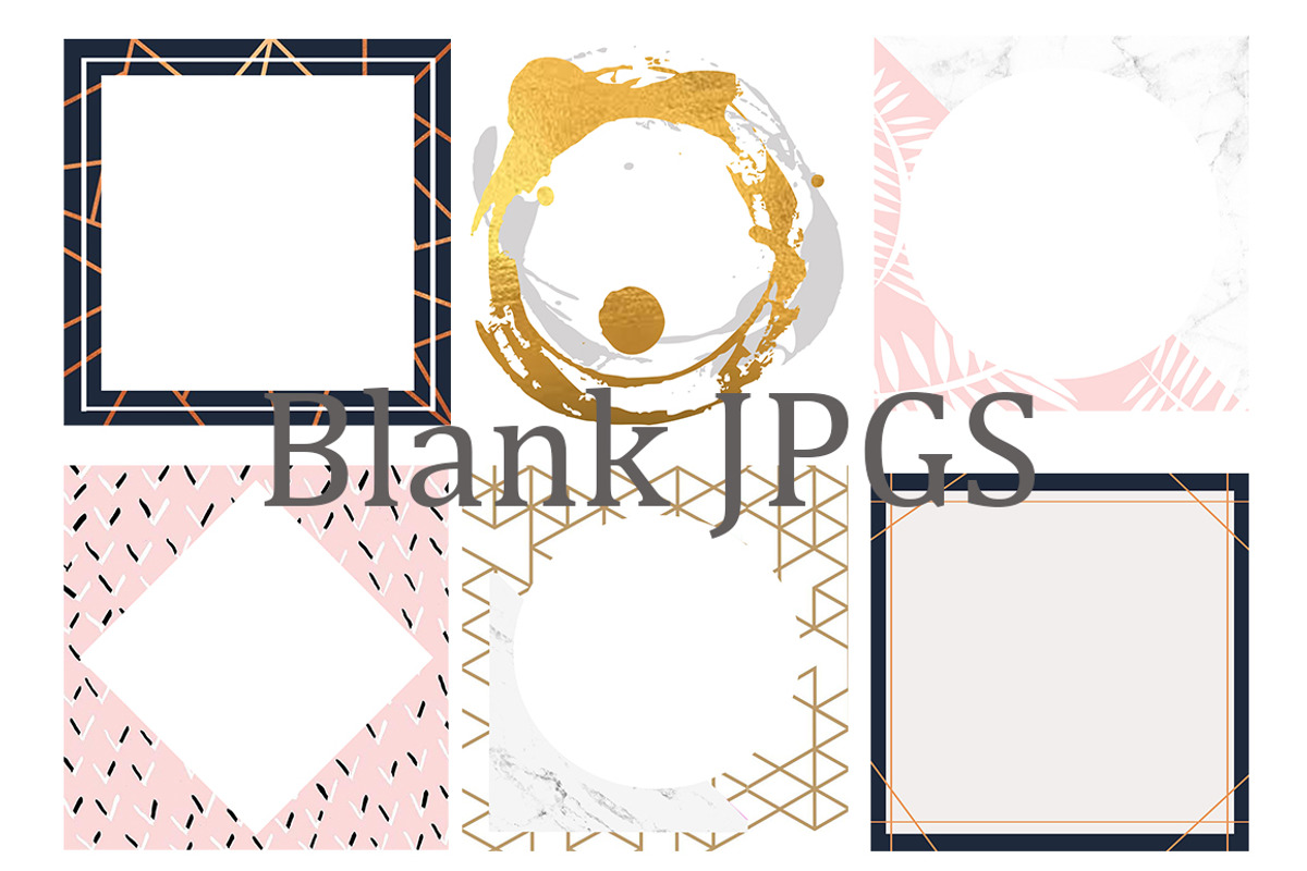 Instagram Pack with BONUS blank JPGS, a Social Media Template by Jo-Lou Design (Photo 2 of 2)