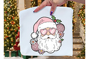 Retro Christmas, Groovy Santa Claus, an Illustration by Libby Wishes (Thumbnail 1 of 8)