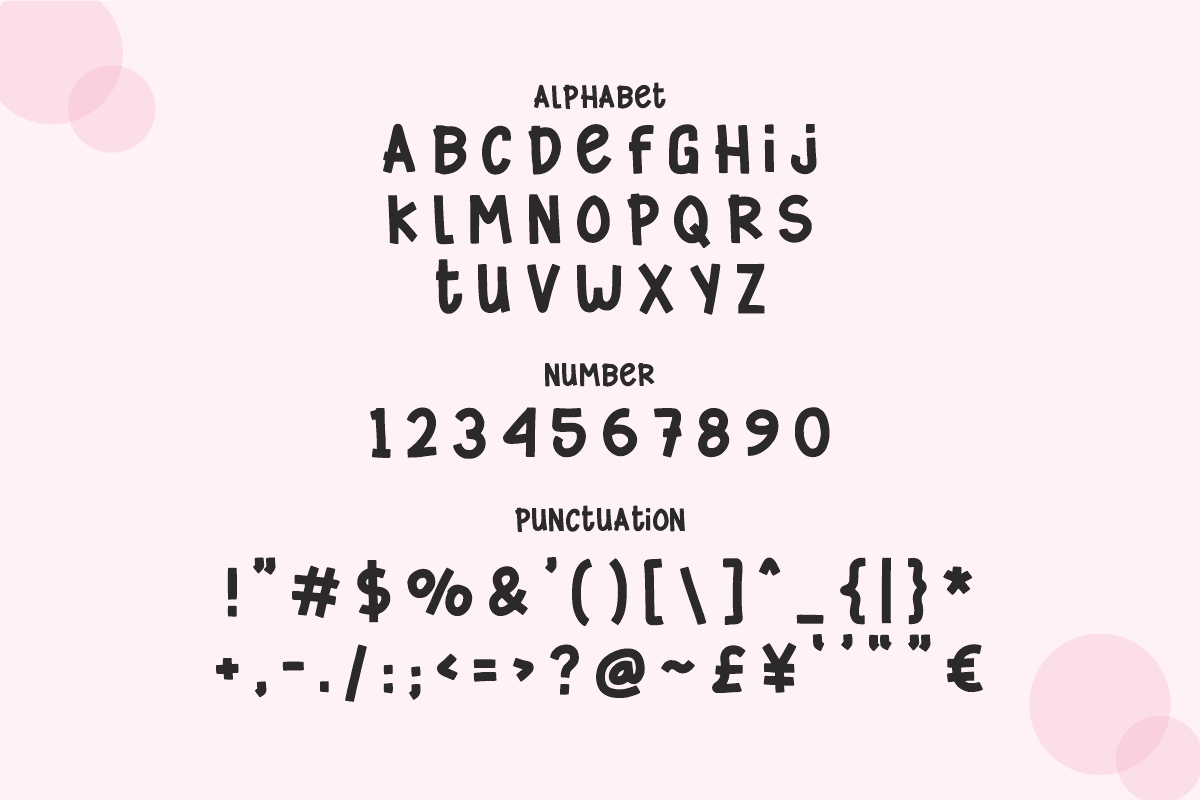 Cute Cricut - Playful Craft Font, a Handwritten Font by KiddoGlyphs Studio (Photo 4 of 5)
