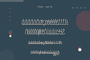 Tiramisu Retro Script Font, a Script Font by infernostudio3 (Thumbnail 10 of 11)