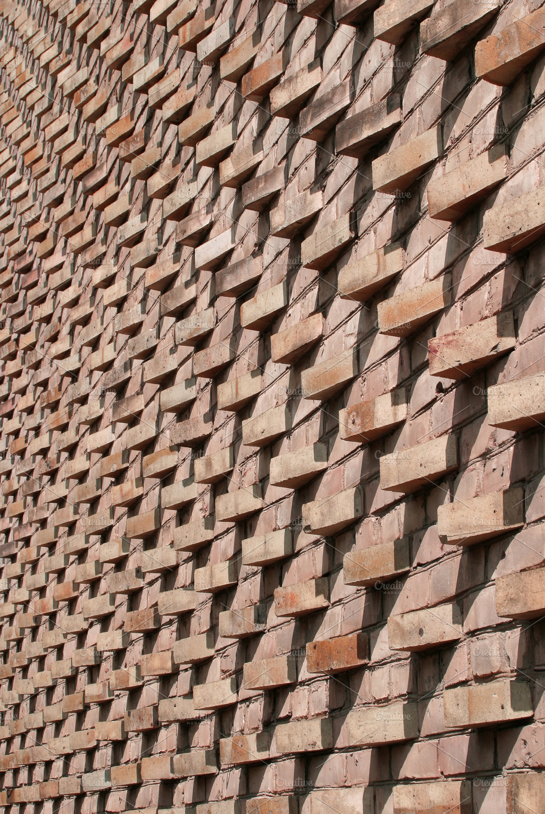 Hallucinogenic brickwall, a Photo by saiko3p