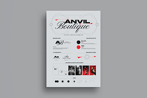 Gray Fashion Brand Guideline, a Print Template by graphicook