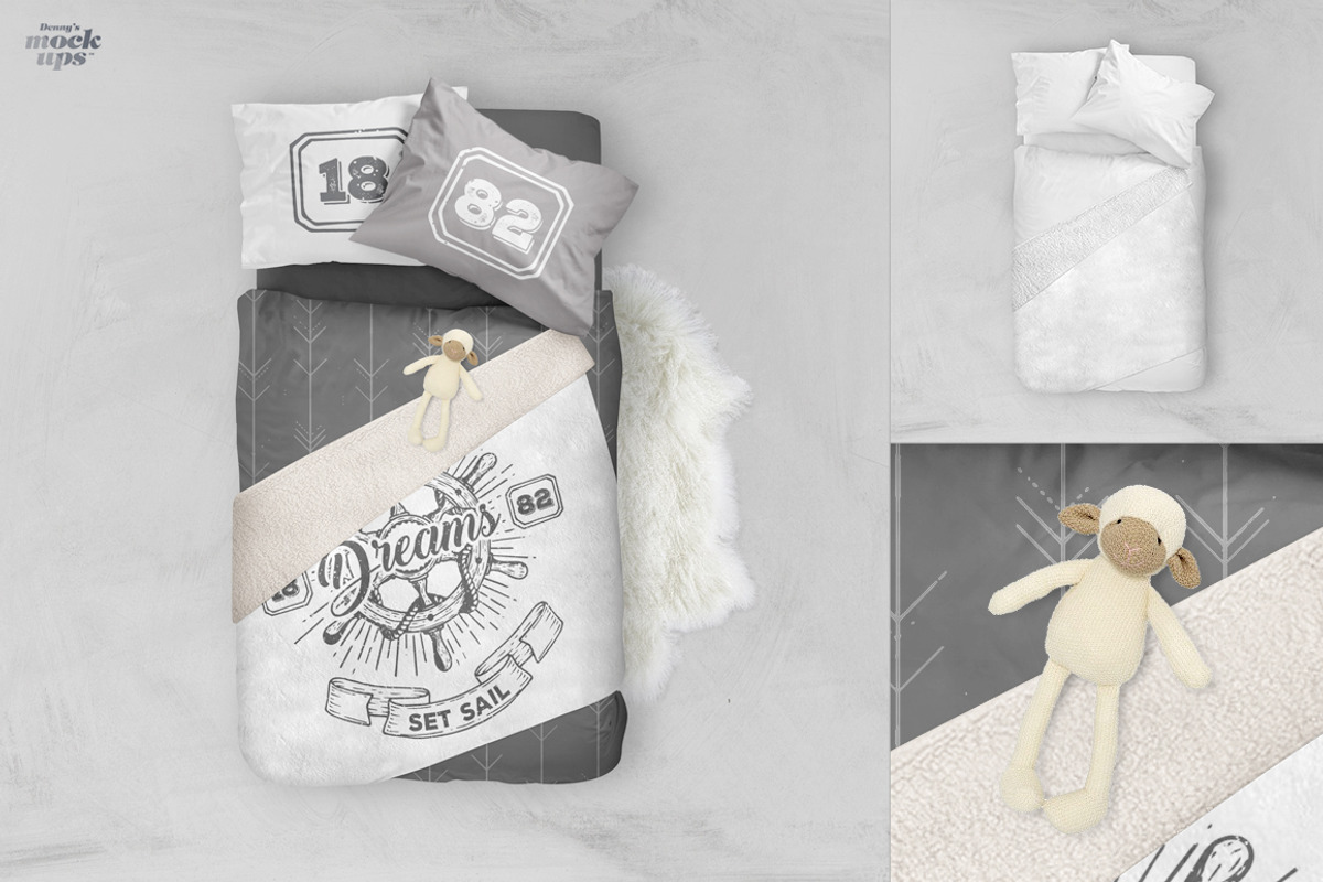 Sherpa Blanket Mockup, an Apparel Mockup by Denny's Mock-ups (Photo 2 of 4)