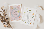 Handmade Wedding Watercolor & Frames, an Object Graphic by Laras Wonderland (Thumbnail 6 of 11)