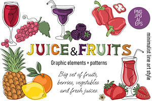 Juice & fruits collections
