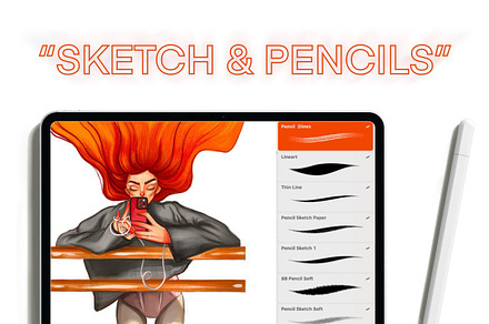 Procreate brushset•Sketch & Pencils, a Brush Add-On by Buntarka Community • SHOP