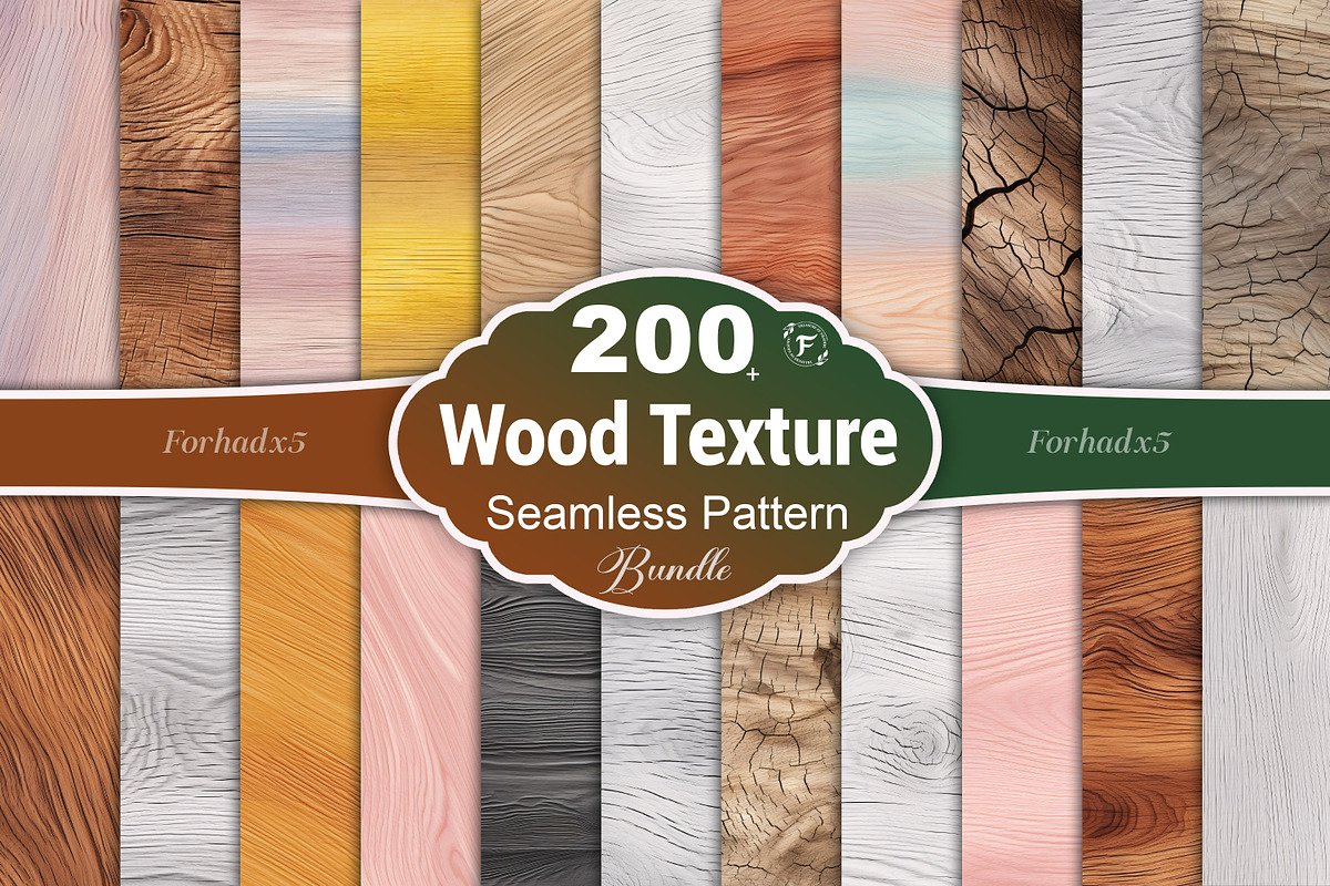 Wood Texture Seamless Pattern, a Texture Graphic by Forhadx5 (Photo 1 of 19)