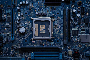 The detailed components of a compute, a Photo by Tanuart