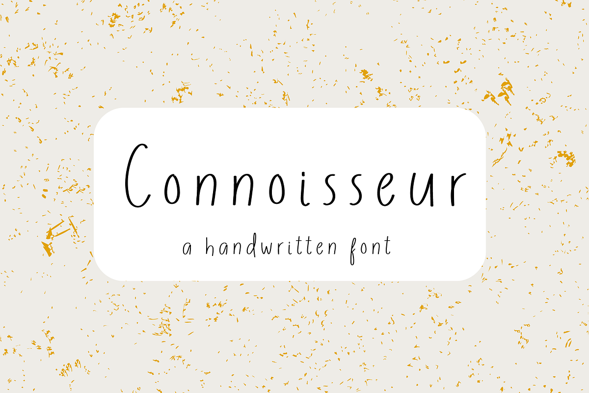Connoisseur, a Handwritten Font by Sofia Skoog (Photo 1 of 9)