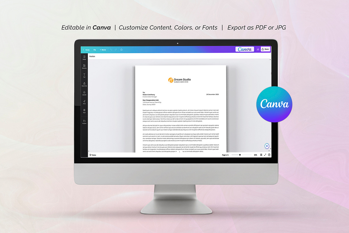 Letterhead, a Stationery Template by DesignDevisers (Photo 8 of 9)