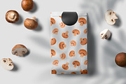 Champignon slices seamless pattern, a Pattern Graphic by Good Studio (Thumbnail 3 of 4)