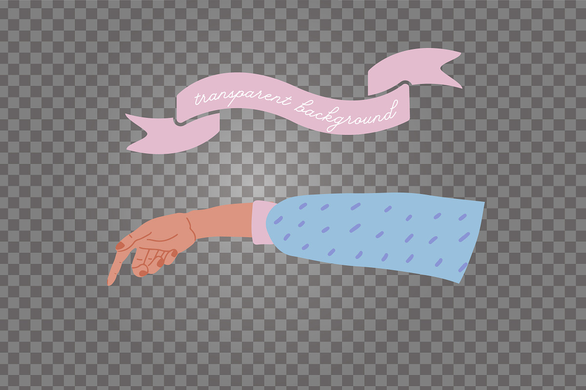 Valentine's hands - clipart bundle, a Person Illustration by Lana Sham (Photo 8 of 10)