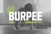 Burpee Sans Condensed Typeface, a Sans Serif Font by YockMercado (Thumbnail 1 of 9)