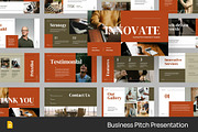 Business Pitch Deck GSlides, PPoint, a Presentation Template by Fit-tee (Thumbnail 1 of 2)