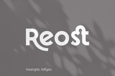 Reost - Stylish Modern Font Family
