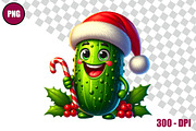 Christmas Pickles Clipart Bundle, a Decorative Illustration by taramija (Thumbnail 6 of 26)