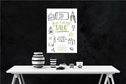 Boho Garage Sale Poster Bundle, a Decorative Illustration by Lyolya Profitrolya (Thumbnail 3 of 3)