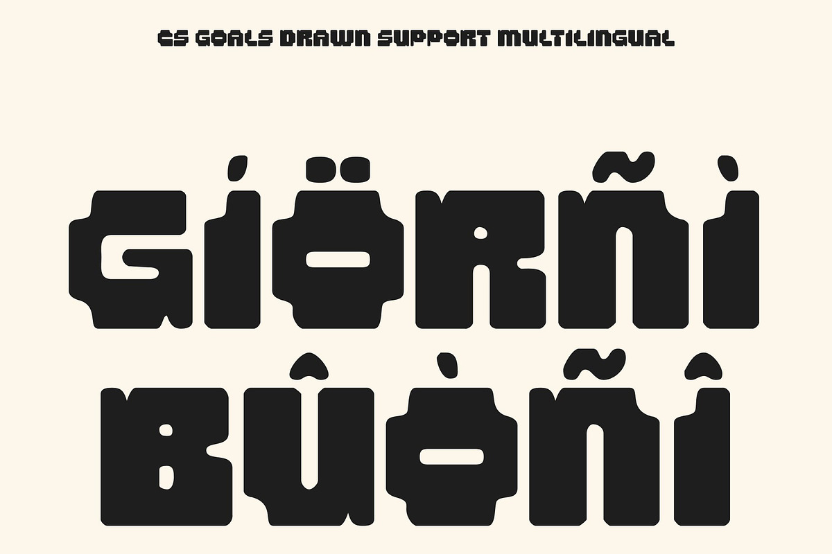 CS Goals Drawn, a Sans Serif Font by Craft Supply Co. (Photo 6 of 8)