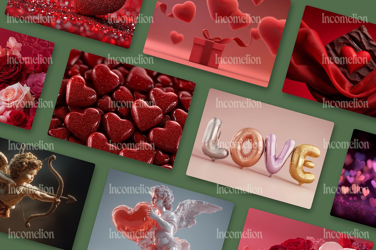 90 Valentine’s Day Backgrounds, a Background Photo by Incomelion (Photo 5 of 16)
