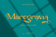 Marcgravia - Modern Serif, a Serif Font by erlosDESIGN (Thumbnail 1 of 12)