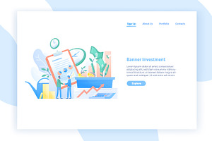 Investment concept, a Finance Illustration by Good Studio