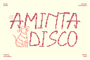 CS Aminta Disco, a Sans Serif Font by Craft Supply Co. (Thumbnail 1 of 8)