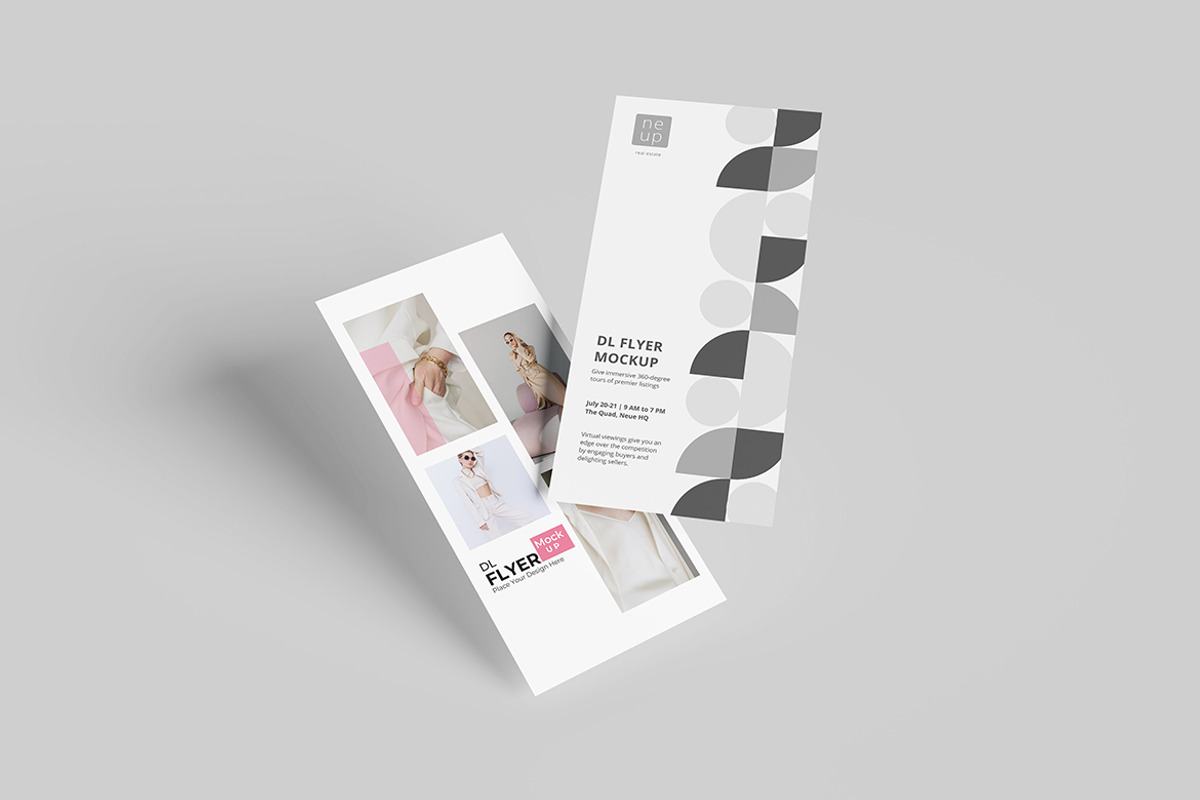 DL Flyer Mockup, a Product Mockup by Indah