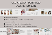 Portfolio Template | UGC Website, a Landing Page Template by Wixify Studio (Thumbnail 2 of 6)