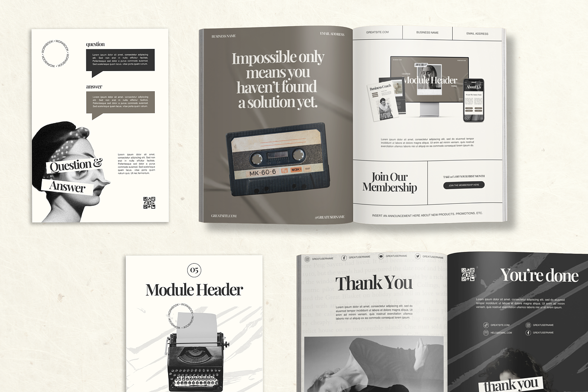 Canva Workbook Template for Coaches, a Magazine Template by Branding Babe Co. (Photo 9 of 10)