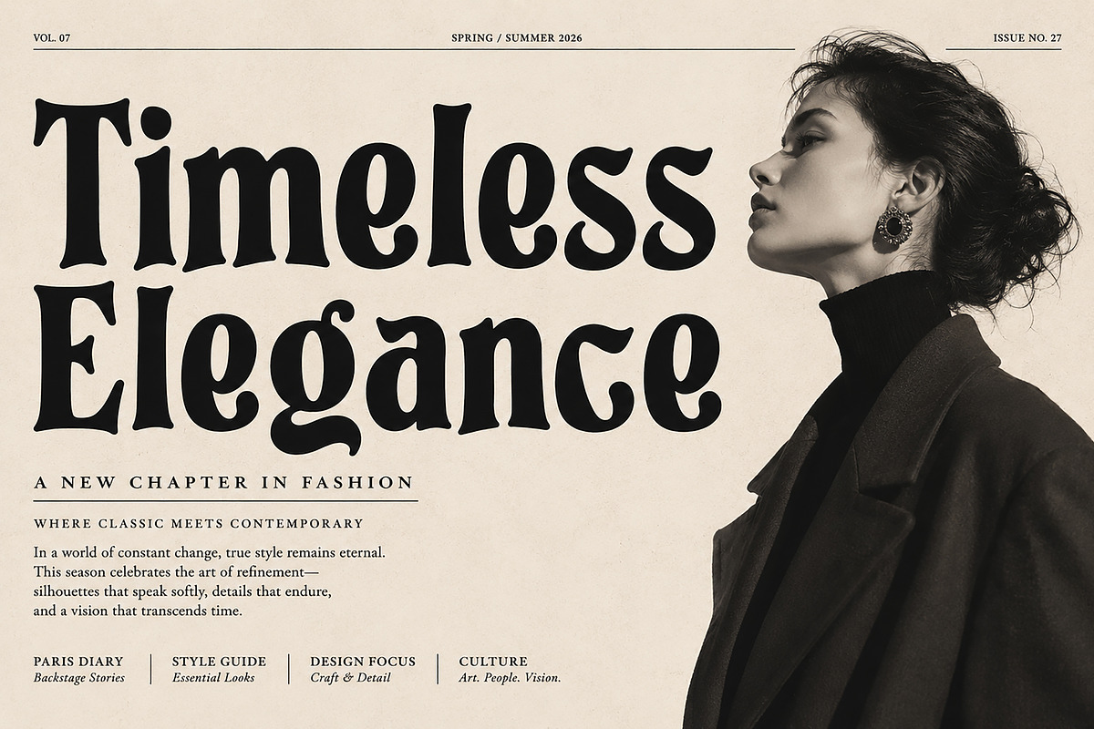 Nocturne Serif, a Serif Font by Wow Magic (Photo 3 of 4)