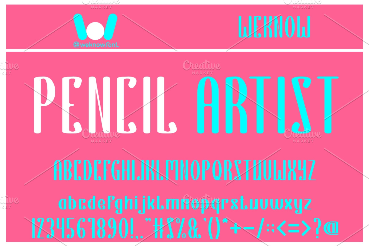 Everything is a test font, a Font by weknow (Photo 1 of 5)
