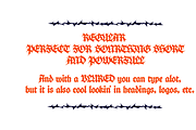 UKOL typeface, a Blackletter Font by TypeMate (Thumbnail 2 of 12)