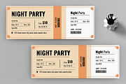 Event Ticket Template, a Stationery Template by ContestDesign (Thumbnail 2 of 2)