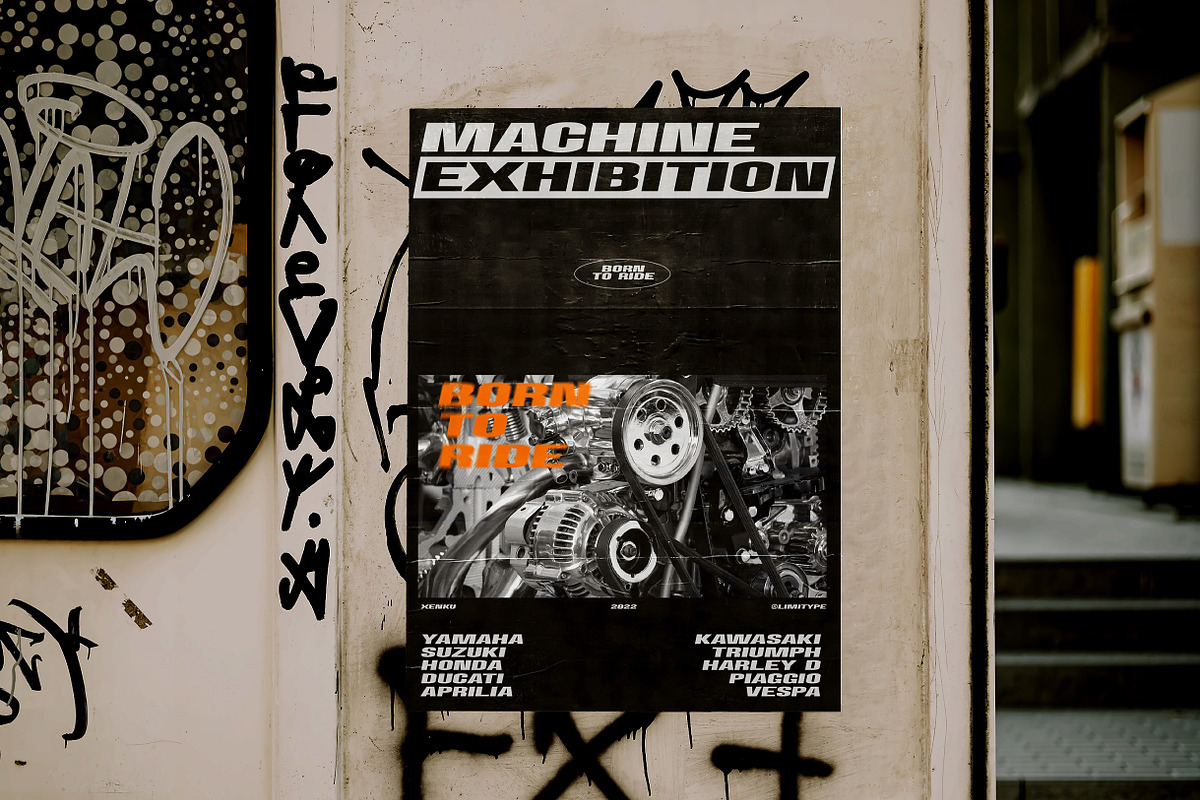Xenku - Modern Techno Typeface, a Sans Serif Font by limitype (Photo 10 of 10)