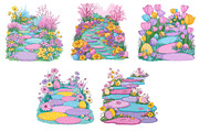 Whimsical Easter Pathway Clipart, an Illustration by Dream Creation (Thumbnail 7 of 7)