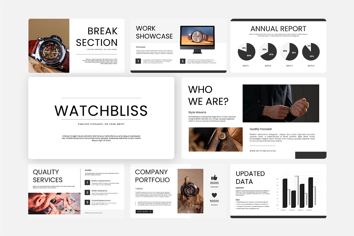 Minimalis Watch Keynote Presentation, a Presentation Template by Kren Studio (Photo 9 of 9)