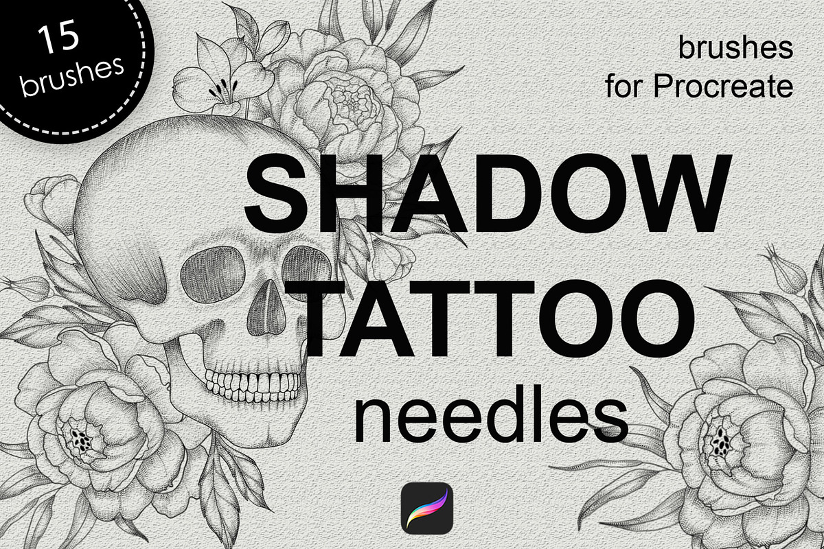 Shadow tattoo needles brushes, a Brush Add-On by Veronika Gotovceva (Photo 1 of 5)
