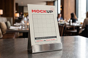 Food Menu Mockups Collection, an Advertising Mockup by Luuqas Design (Thumbnail 8 of 10)