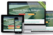 BootScroller one page Bootstrap resp, a Landing Page Template by Bootstraptor (Thumbnail 4 of 4)