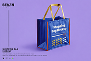 Shopping Bag Mockup Template, a Packaging Mockup by Se٧enStudio (Thumbnail 1 of 2)