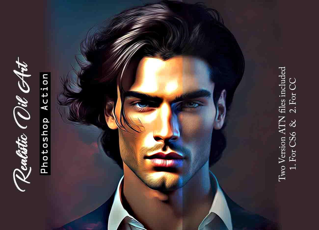 Realistic Oil Art PS Action, an Action Add-On by Studio Retouch