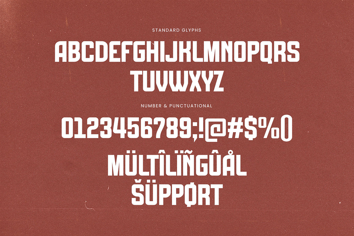 Ghrathe Ligature Sans Serif Font, a Sans Serif Font by Graphicxell (Photo 10 of 11)