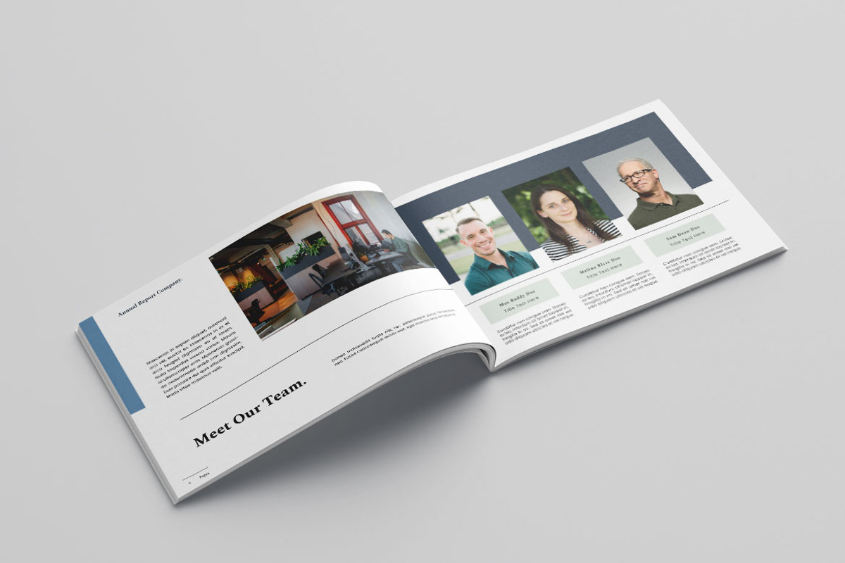 Annual Report Vol.51, a Brochure Template by Bewalrus Studio (Photo 4 of 11)