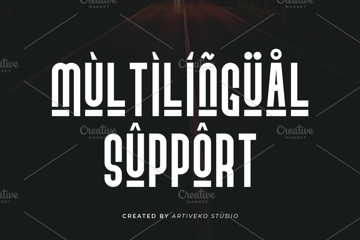 Dorataki Condensed Sans Font, a Sans Serif Font by Artiveko (Photo 5 of 7)
