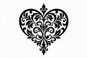 Romantic Lace Heart Clipart, an Illustration by Artivon (Thumbnail 17 of 21)